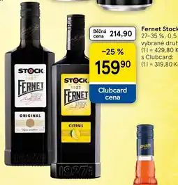 Tesco Fernet Stock nabídka