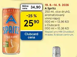 Tesco A Spritz nabídka