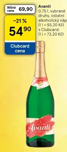 Tesco Avanti nabídka