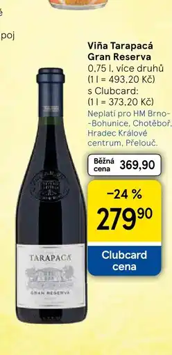 Tesco Viňa Tarapacá Gran Reserva nabídka