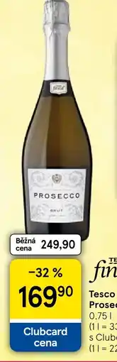 Tesco Tesco Prosecco nabídka