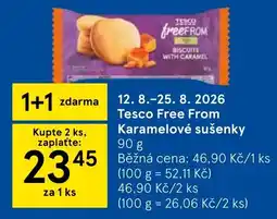Tesco Tesco Free From Karamelové sušenky nabídka