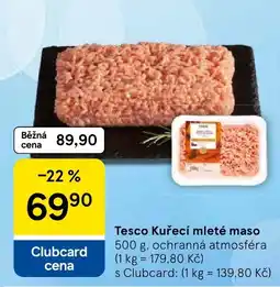 Tesco Tesco Kuřecí mleté maso nabídka