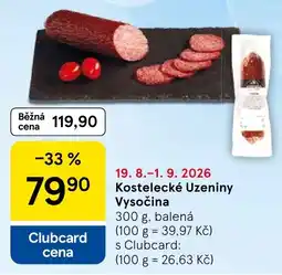 Tesco Kostelecké Uzeniny Vysočina nabídka