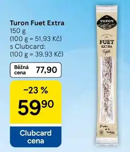 Tesco Turon Fuet Extra nabídka