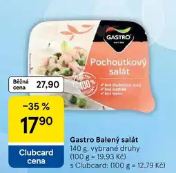 Tesco Gastro pochoutkový salát nabídka