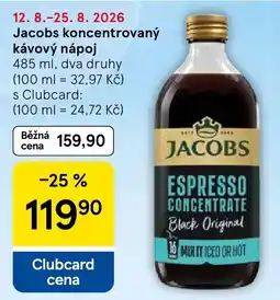 Tesco Jacobs koncentrovaný kávový nápoj nabídka