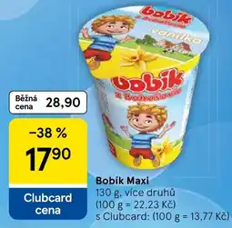 Tesco Bobík Maxi nabídka