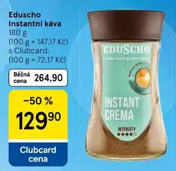 Tesco Eduscho instantní káva nabídka