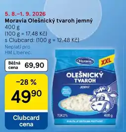 Tesco Moravia olešnický tvaroh jemný nabídka