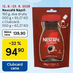 Tesco Nescafe náplň nabídka