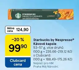 Tesco Starbucks kávové kapsle nabídka