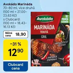 Tesco Avokádo marináda nabídka