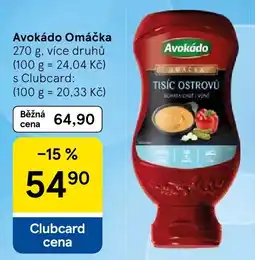 Tesco Avokádo Omáčka nabídka