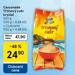 Tesco Cassonade třtinový cukr krystal nabídka