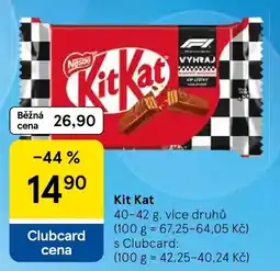 Tesco Kit Kat nabídka