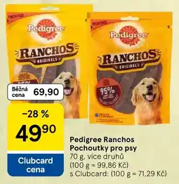 Tesco Pedigree Ranchos Pochoutky pro psy nabídka