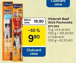 Tesco Vitakraft Beef Stick Pochoutka pro psy nabídka