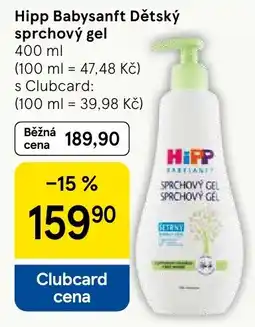Tesco Hipp Babysanft Dětský sprchový gel nabídka
