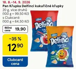 Tesco Pan Křupka Delfinci kukuřičné křupky nabídka