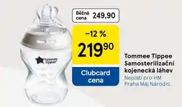 Tesco Tommee Tippee Samosterilizační kojenecká láhev nabídka