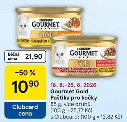 Tesco Gourmet Gold Paštika pro kočky nabídka