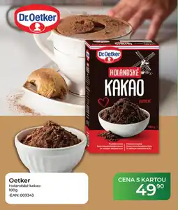 Tamda Foods Oetker holandské kakao nabídka