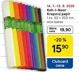 Tesco Koh-I-Noor krepový papír nabídka