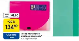 Tesco Tesco Roztahovací obal na dokumenty nabídka