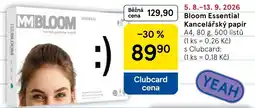 Tesco Bloom Essential kancelářský papír nabídka