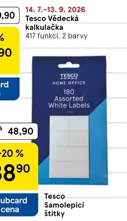 Tesco Tesco Samolepící štítky nabídka
