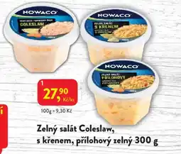 MP Krásno Nowaco zelný salát coleslaw, s křenem, přílohový zelný nabídka