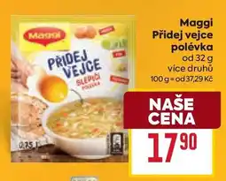 Billa Maggi přidej vejce polévka nabídka