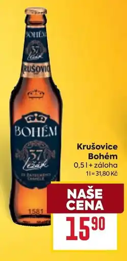 Billa Krušovice Bohém nabídka