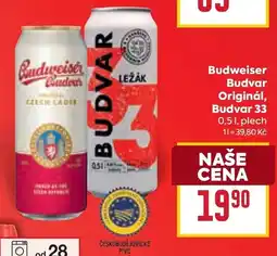 Billa Budweiser Budvar nabídka