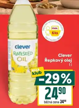 Billa Clever řepkový olej nabídka