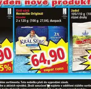 Král sýrů hermelín originál