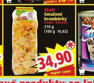 Norma Skatt smažené brambůrky nabídka