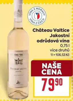 Billa Château Valtice Jakostní odrůdová vína nabídka