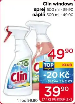 TOP drogerie Clin windows nabídka