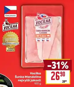 Billa Vocílka Šunka Mandolína nabídka