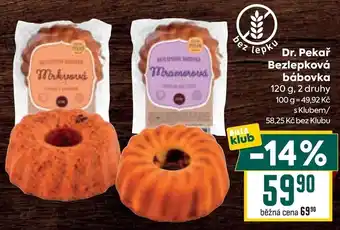 Billa Dr. Pekař bezlepková bábovka nabídka