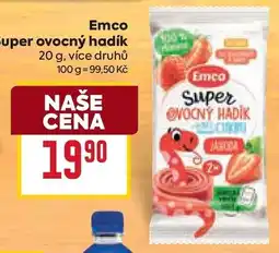 Billa Emco super ovocný hadík nabídka