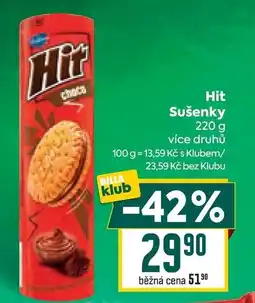Billa Hit Sušenky nabídka