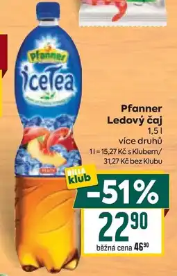 Billa Pfanner Ledový čaj nabídka