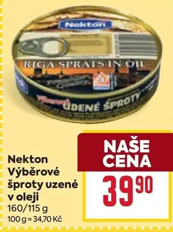 Nekton šproty uzené v oleji