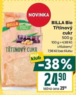 Billa Billa bio třtinový cukr nabídka