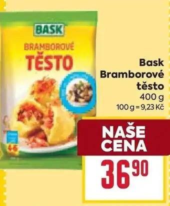 Billa Bask bramborové těsto nabídka