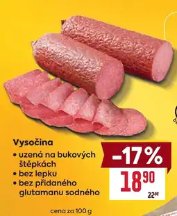 Billa Vysočina nabídka