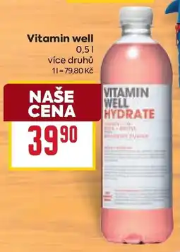 Billa Vitamin well hydrate nabídka